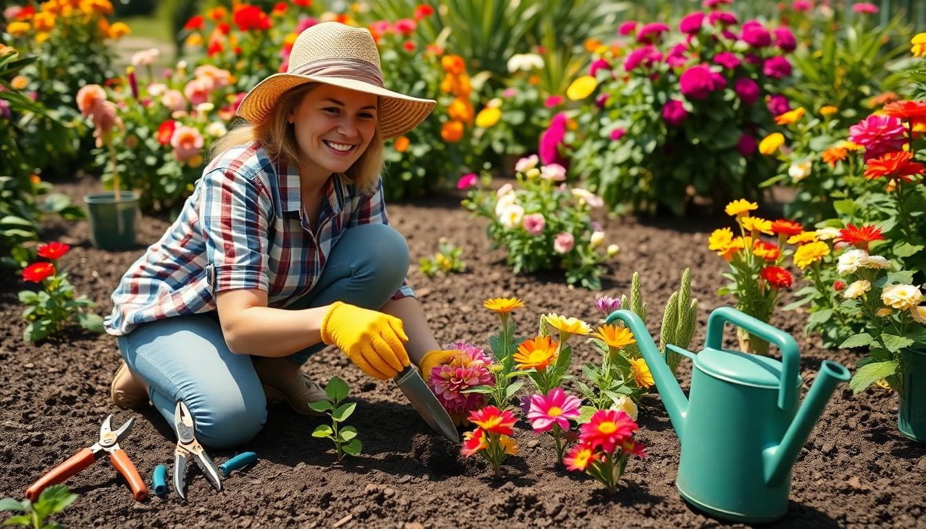 floral gardening tools